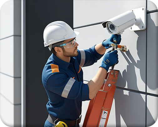 Instalación de equipos y cámaras